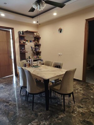 Dining area in 4 BHK Builder Floor at Ardee City The Residency, Sector 52 – for Rent