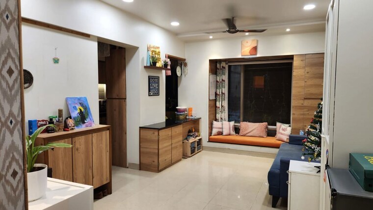 Living Room, ravi-estate 1 Bedroom 560 Sq.Ft. Apartment In Pokhran Road No One Thane 10343410