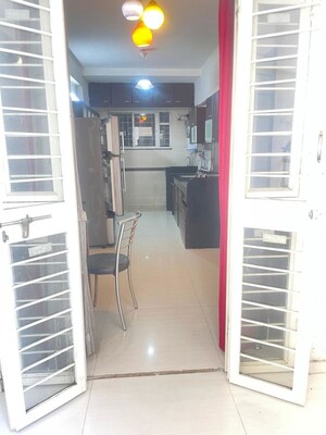 Staircase in 2 BHK Apartment at Swapnaprasad Ira Florence, Wakad – for Rent