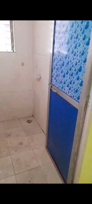 Bathroom in 1 BHK Apartment at Swastik Residency Phase II CHS Ltd, Ghodbunder Road – for Rent