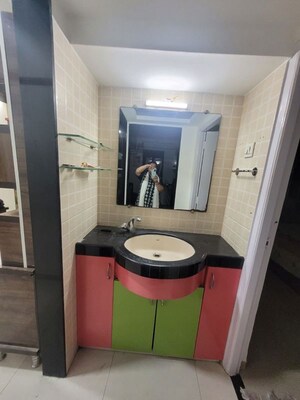 Bathroom in 1 BHK Apartment at Kailash Complex Bhandup West, Bhandup West – for Rent