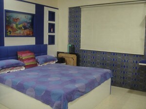 Bedroom in 3 BHK Apartment at Cosmos Apartment, Hadapsar – for Rent