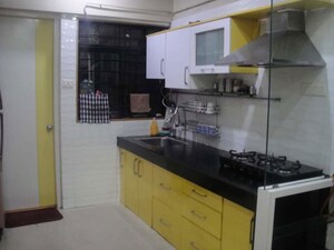 Kitchen in 3 BHK Apartment at Cosmos Apartment, Hadapsar – for Rent