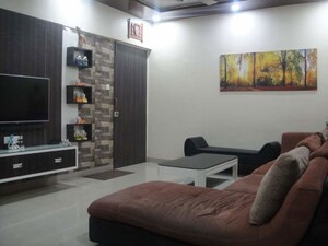 Living Room in 3 BHK Apartment at Cosmos Apartment, Hadapsar – for Rent