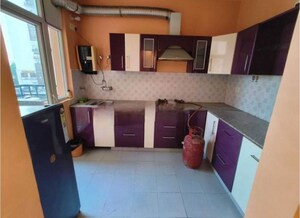 Kitchen in 3 BHK Apartment at Rohtas Plumeria, Gomti Nagar – for Rent