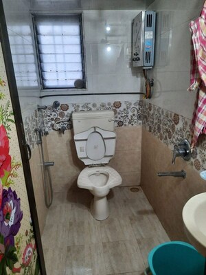 Bathroom in 2 BHK Apartment at Gayatri Sankul, Kharghar – for Rent