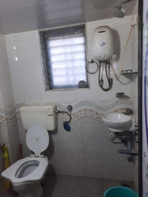 Bathroom in 2 BHK Apartment at Gayatri Sankul, Kharghar – for Rent