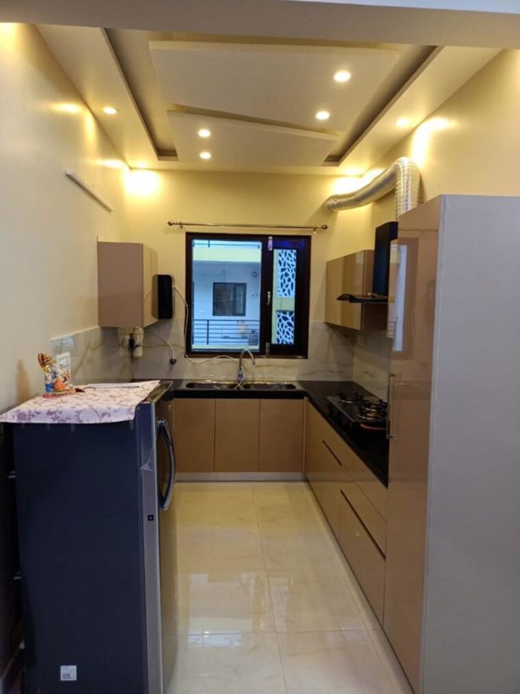 Kitchen, sunshine-enclave 3 Bedroom 1600 Sq.Ft. Apartment In Vip Road Zirakpur 10343526