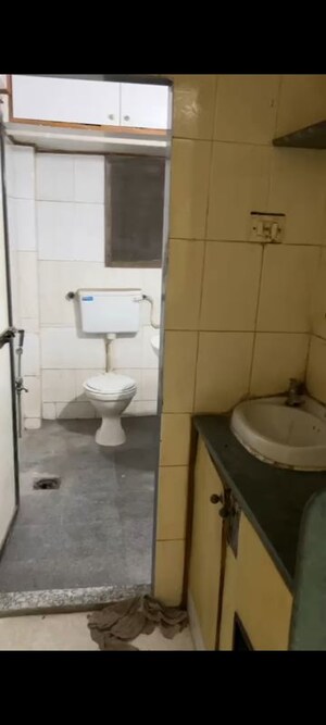 Bathroom in 2 BHK Apartment at Manas Building, Vashi Sector 10a – for Rent