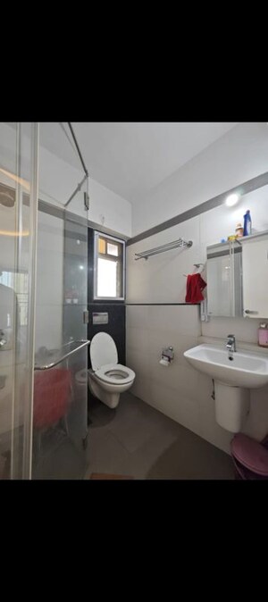 Bathroom in 2 BHK Apartment at Rustomjee Urbania Azziano, Thane West – for Rent