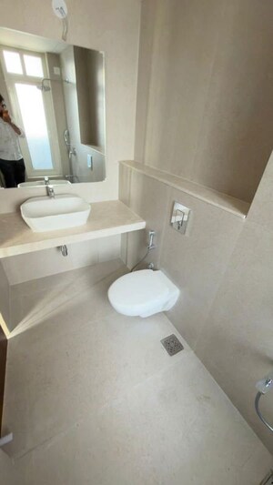 Bathroom in 2 BHK Apartment at Courtyard by Narang Realty and The Wadhwa Group, Pokhran Road No Two – for Rent
