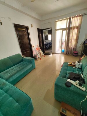 Living Room in 3.5 BHK Apartment at Gaur Sportswood, Sector 79 – for Rent