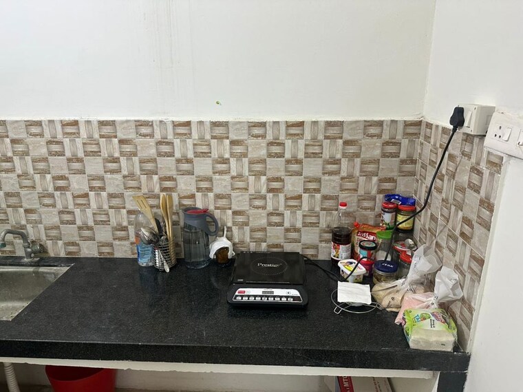 Kitchen, sun city 1 RK 500 Sq.Ft. Apartment In Sun City Hyderabad 10343591