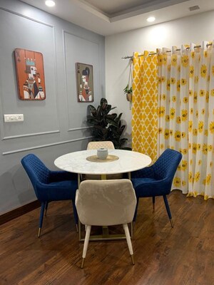 Dining area in 3 BHK Apartment at Candeur Landmark, Varthur – for Rent