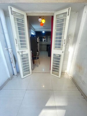 Staircase in 3 BHK Apartment at G K Roseland Residency, Pimple Saudagar – for Rent