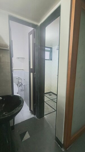 Bathroom in 1 BHK Apartment at Sanewadi – for Rent