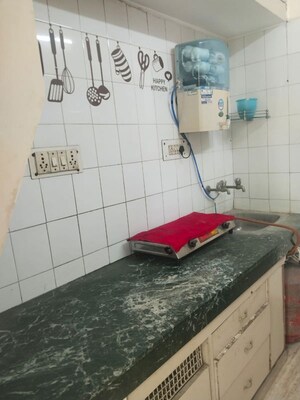 Kitchen in 1 RK Builder Floor at Saket – for Rent