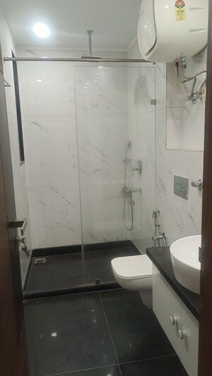 Bathroom in 3 BHK Builder Floor at New Rajinder Nagar – for Sale
