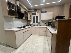 Kitchen in 3 BHK Apartment at Chattarpur – for Rent
