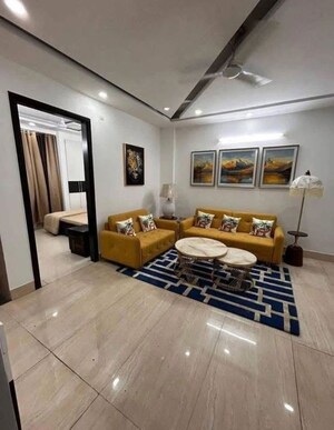 Living Room in 3 BHK Apartment at Chattarpur – for Rent