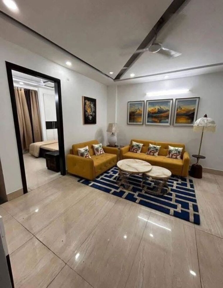 Living Room, chattarpur 3 Bedroom 1400 Sq.Ft. Apartment In Chattarpur Delhi 10343755