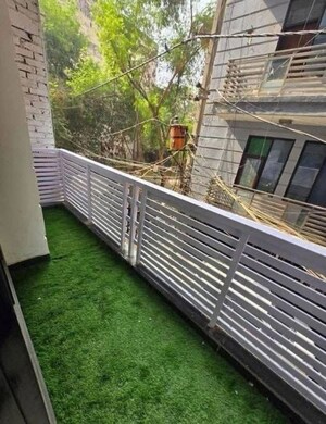 Balcony in 3 BHK Apartment at Chattarpur – for Rent