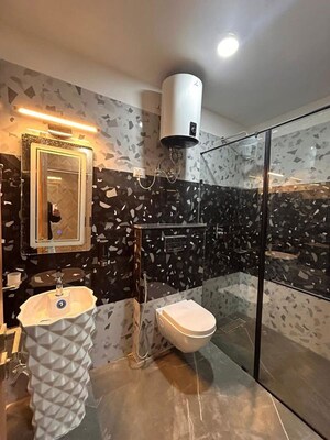 Living Room in 3 BHK Apartment at Chattarpur – for Rent