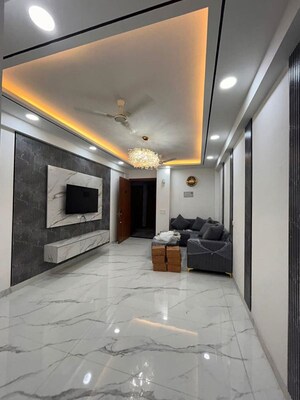 Living Room in 3 BHK Apartment at Chattarpur – for Rent