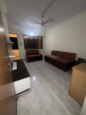 Living Room in 1 BHK Apartment at BU Bhandari Rakshak Nagar, Kharadi – for Rent