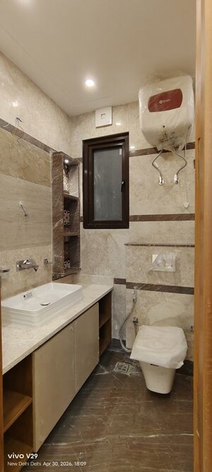 Kitchen in 3 BHK Builder Floor at Greater Kailash I – for Sale