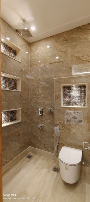 Bathroom in 3 BHK Builder Floor at Greater Kailash I – for Sale