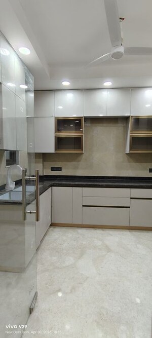 Kitchen in 3 BHK Builder Floor at Greater Kailash I – for Sale