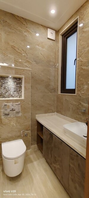 Kitchen in 3 BHK Builder Floor at Greater Kailash I – for Sale