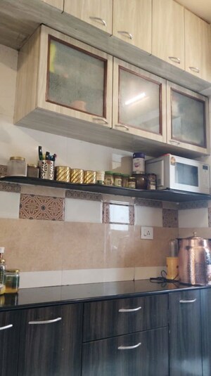 Kitchen in 2.5 BHK Apartment at Saur Sun Heights, Powai – for Rent
