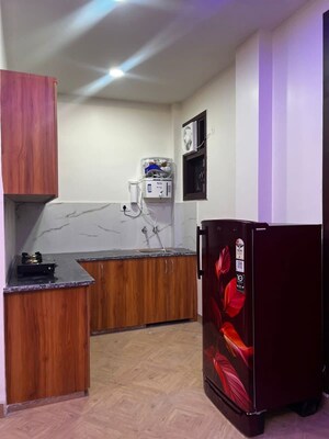 Kitchen in 1 RK Builder Floor at Sushant Tower, Sector 56 – for Rent