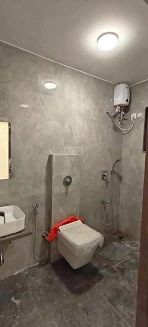 Bathroom in 3 BHK Apartment at Beachwood Tower, Andheri West – for Rent