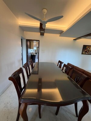 Living Room in 3 BHK Apartment at Beachwood Tower, Andheri West – for Rent