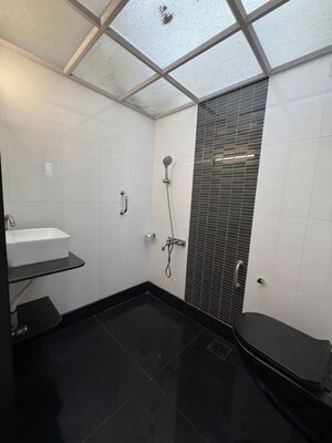 Bathroom in 3 BHK Apartment at Beachwood Tower, Andheri West – for Rent