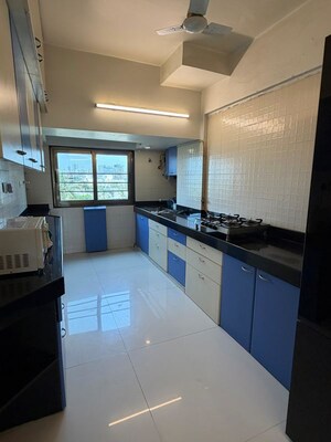 Kitchen in 3 BHK Apartment at Beachwood Tower, Andheri West – for Rent