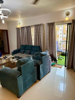 Living Room in 2 BHK Apartment at Malpani Greens, Wakad – for Rent