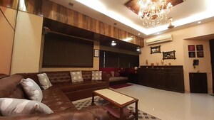 Living Room in 1 BHK Apartment at Ganga Bhavan, Versova – for Rent
