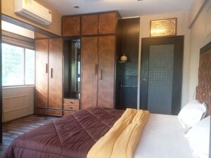 Bedroom in 1 BHK Apartment at Ganga Bhavan, Versova – for Rent