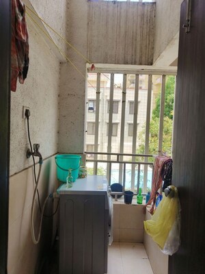 Balcony in 1 BHK Apartment at Alliance Nisarg, Wakad – for Rent