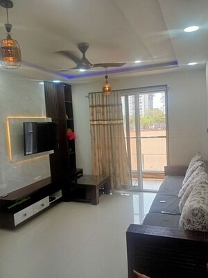Living Room in 2 BHK Apartment at Shubh Shagun, Kharadi – for Rent