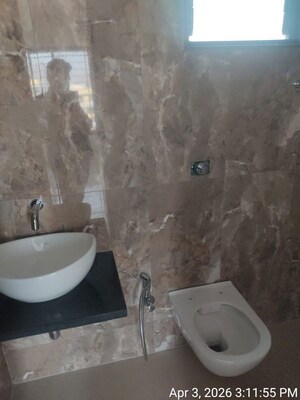 Bathroom in 2 BHK Apartment at Unique Youtopia, Kharadi – for Rent