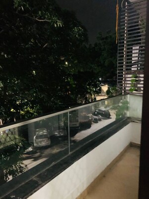 Balcony in 3 BHK Builder Floor at Kalkaji – for Rent