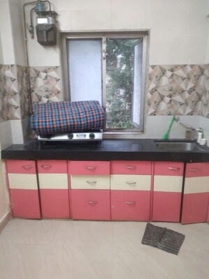 Kitchen in 1 RK Apartment at Bhavani CHS, Dadar West – for Rent