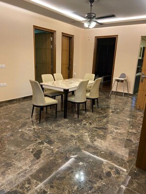 Dining area in 4 BHK Independent House at Ardee City, Sector 52 – for Rent