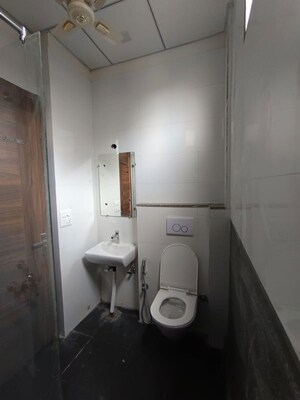 Bathroom in 4 BHK Builder Floor at Sushant Lok I – for Rent