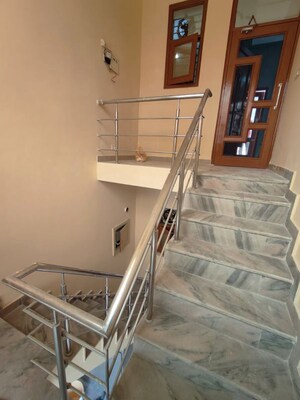 Staircase in 4 BHK Independent House at Shiva Enclave Zirakpur, Patiala Road – for Sale
